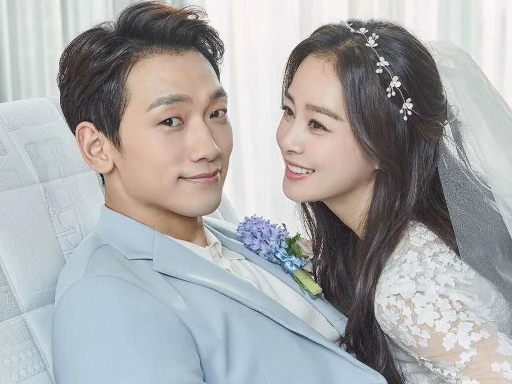 cặp đôi bi rain và kim tae hee