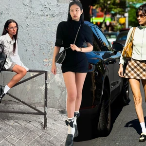 Phối đồ đón Thu bất bại với công thức giày lười và tất trắng