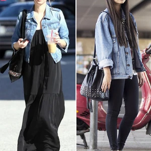 2 cá tính cho 1 chiếc áo khoác jeans