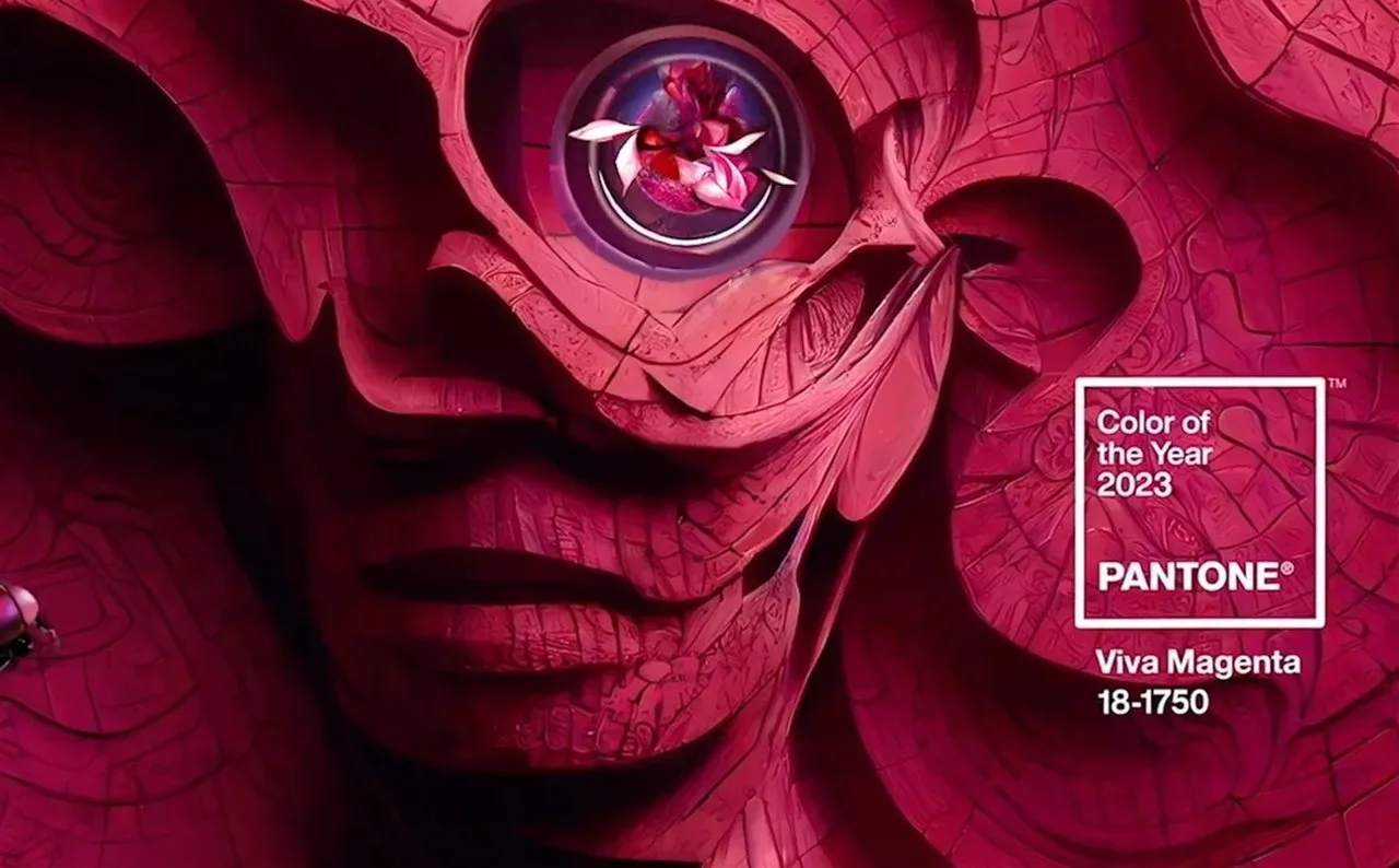 màu Viva Magenta màu Viva Magenta