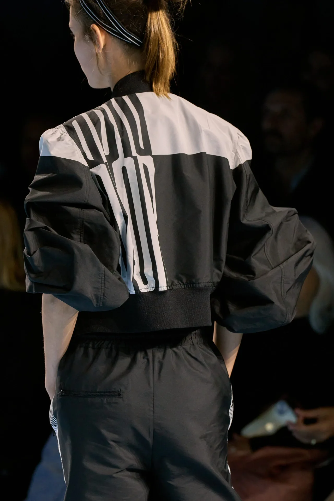 Dior áo khoác đen trắng