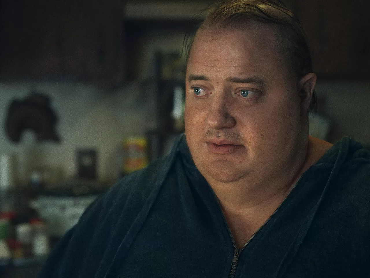 Brendan Fraser trong phim The Whale tại Oscar 2023