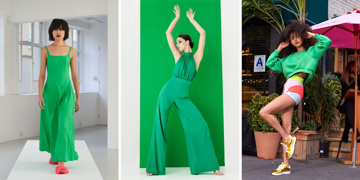 màu xanh mint thời trang xuân hè 2021