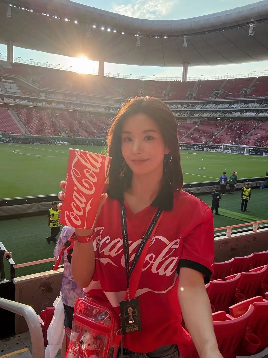 Kwon Eun Bi cổ vũ đội tuyển Hàn Quốc tại World Cup 2026.