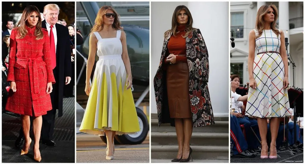 So sánh phong cách thời trang đối lập của Melania Trump và phu nhân Tập Cận Bình
