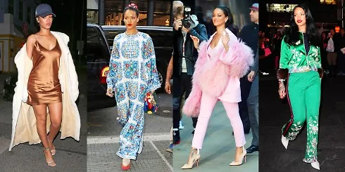Mỗi lần bước ra đường là một lần người ta chú ý đến ca sĩ Rihanna.