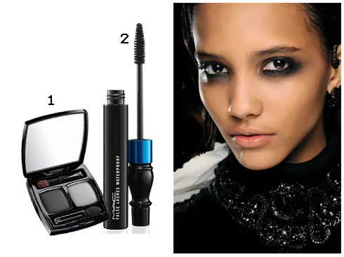 1.Phấn mắt 2 màu Chanel 2.Mascara MAC