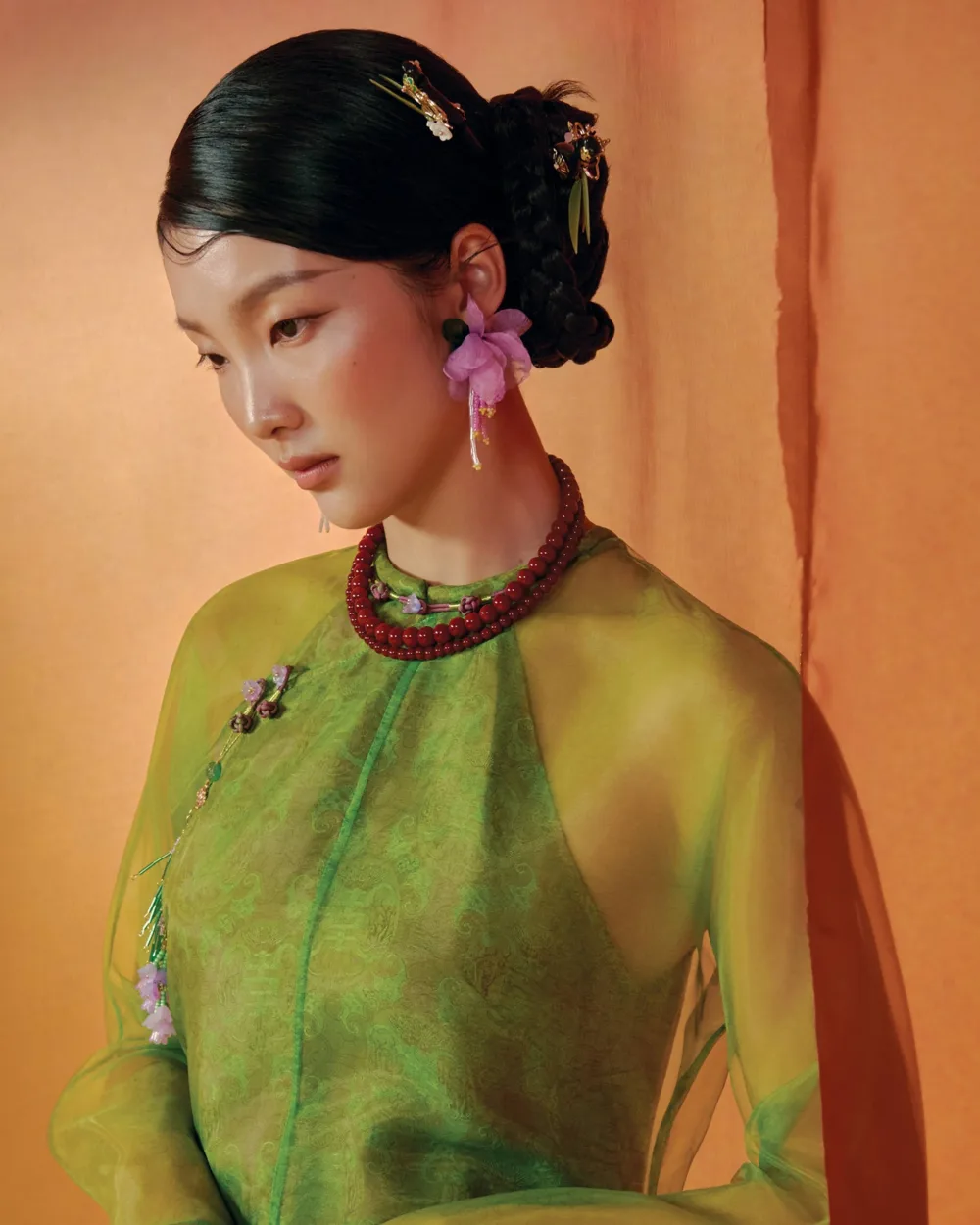 Áo dài Tết Lalin