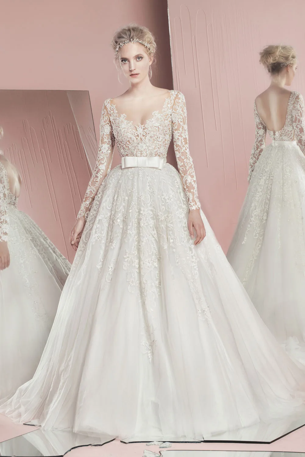 váy cưới đẹp đính nơ của Zuhair Murad