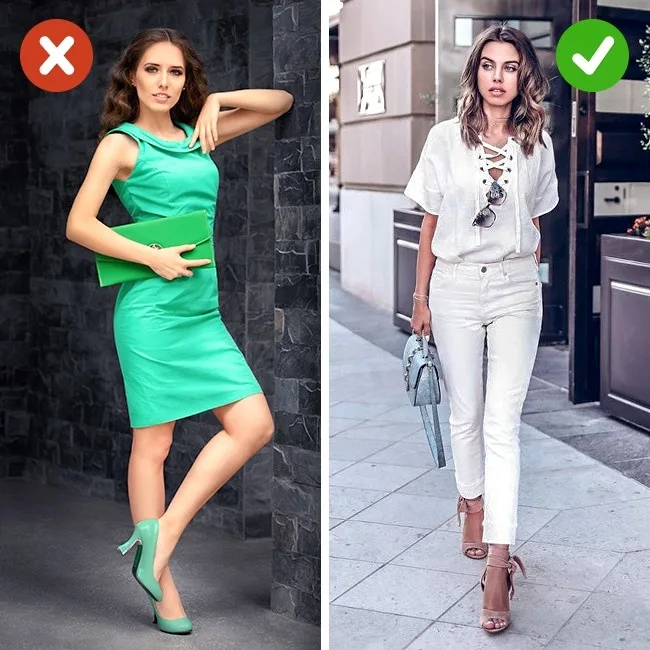 Thay vì nhàm chán với những phụ kiện cùng tông màu, sự kết hợp của các phụ kiện tuần theo quy tắc một điểm nhấn luôn là lựa chọn đơn giản nhưng hoàn hảo mà bạn nên thử