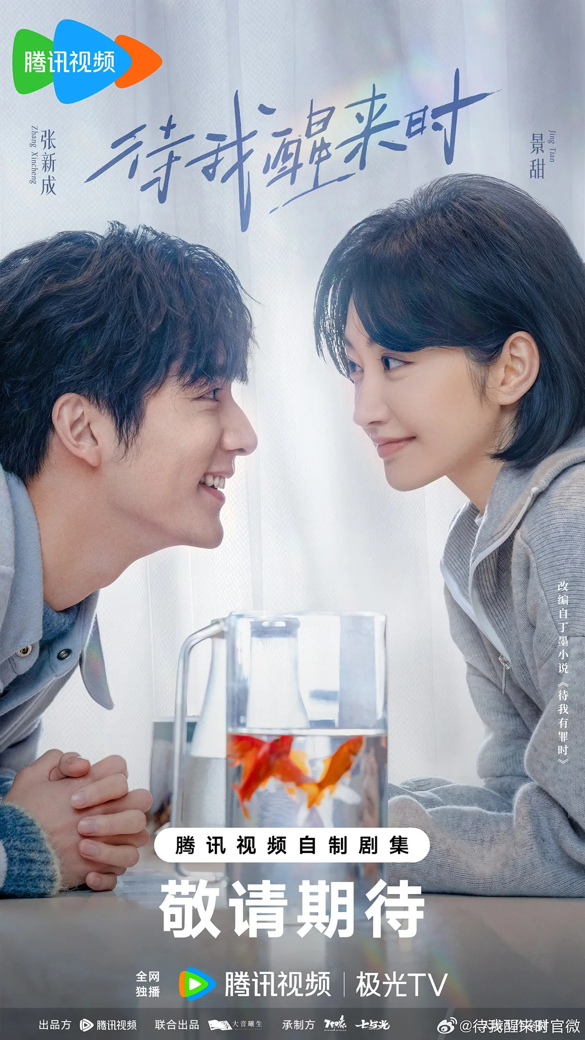 Đợi Khi Tôi Tỉnh Lại do Cảnh Điềm (vai Vưu Minh Hứa) và Trương Tân Thành (vai Ân Phùng) đóng chính