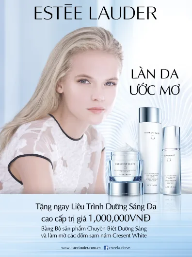 Tặng “Liệu Trình Dưỡng Sáng Da” Cao Cấp Crescent White Trị Giá 1.000.000 VNĐ
