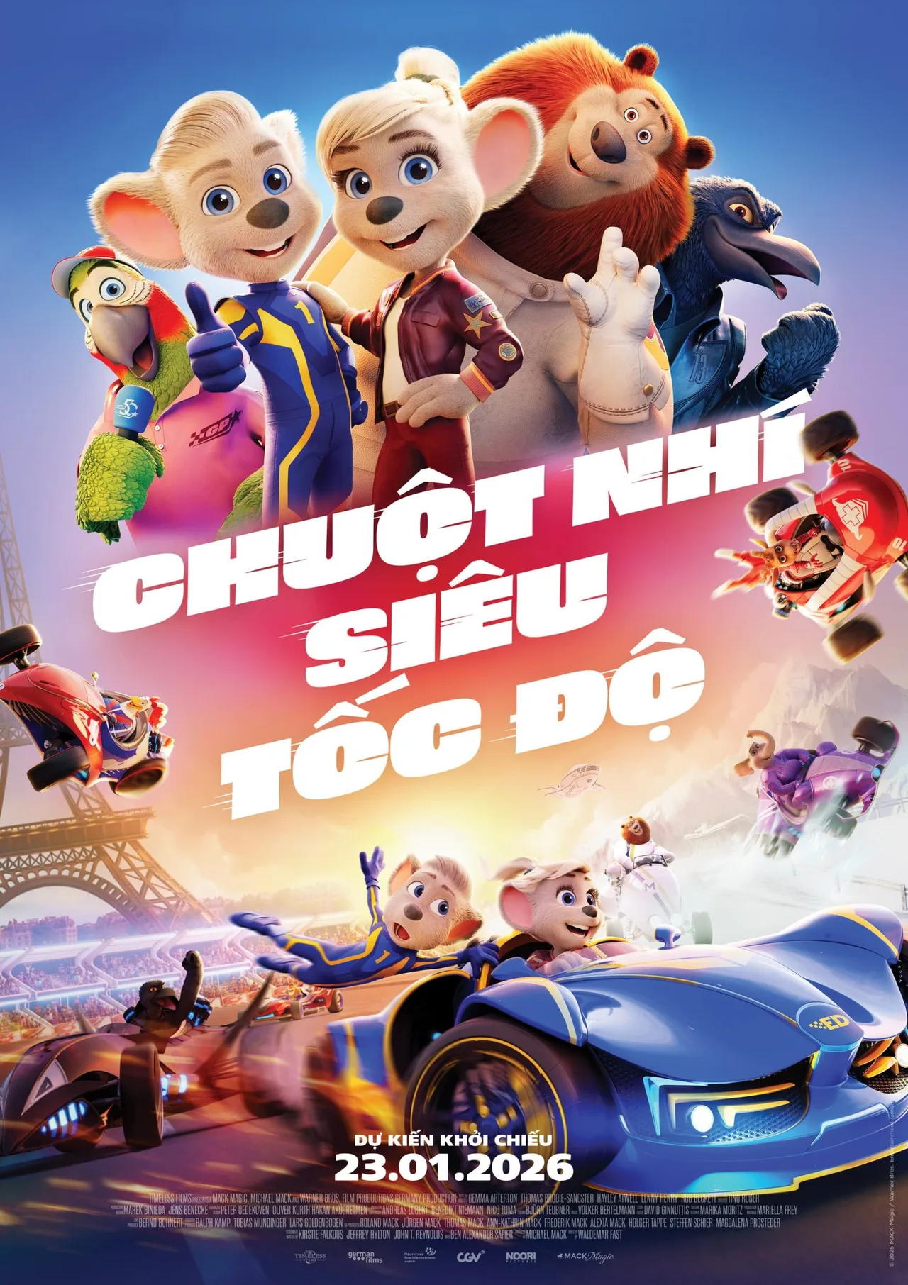 Phim chiếu rạp Chuột Nhí Siêu Tốc Độ.