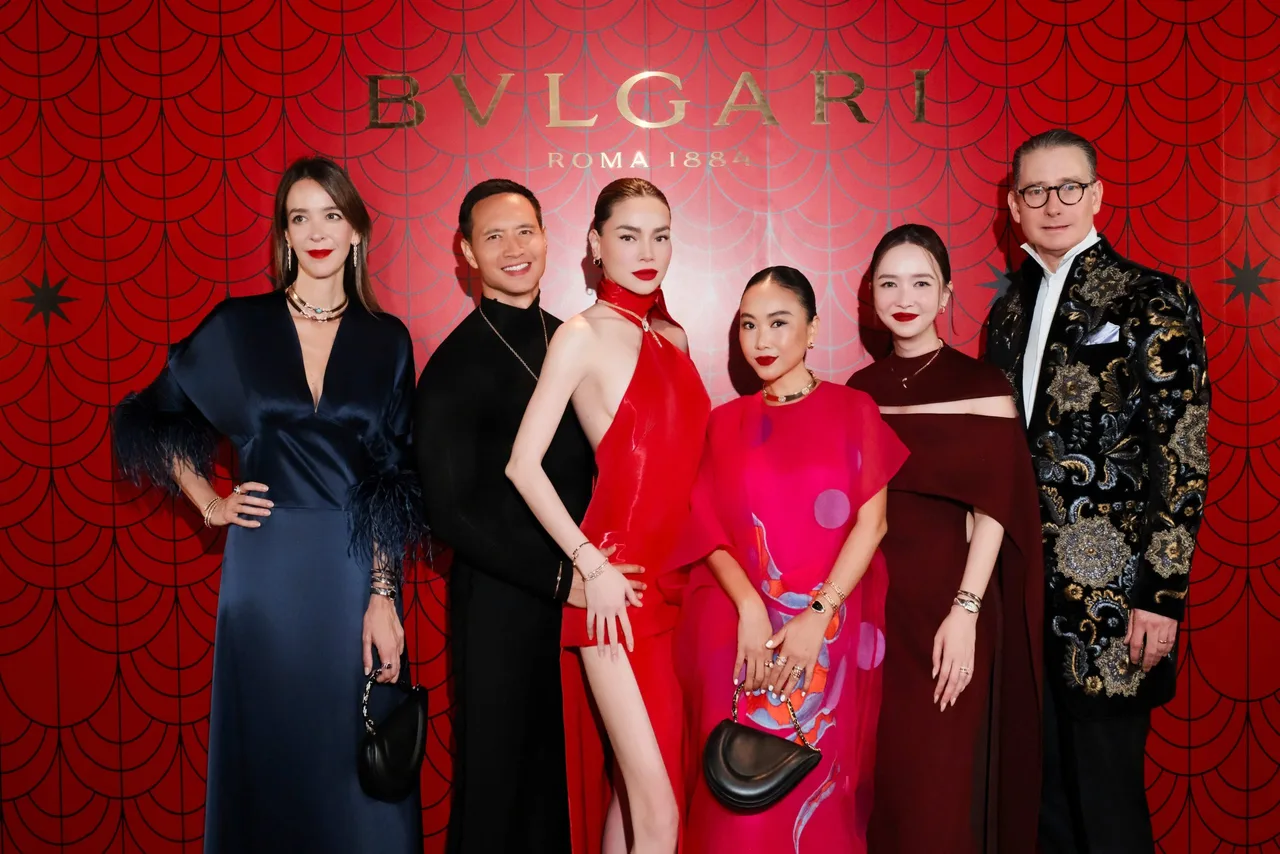 dàn khách mời tại buổi tiệc đón năm mới của Bvlgari