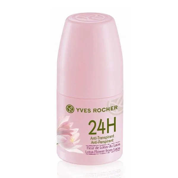 Lăn khử mùi-Yves Rocher Lotus Flower From Laos 24h Anti-Perspirant.