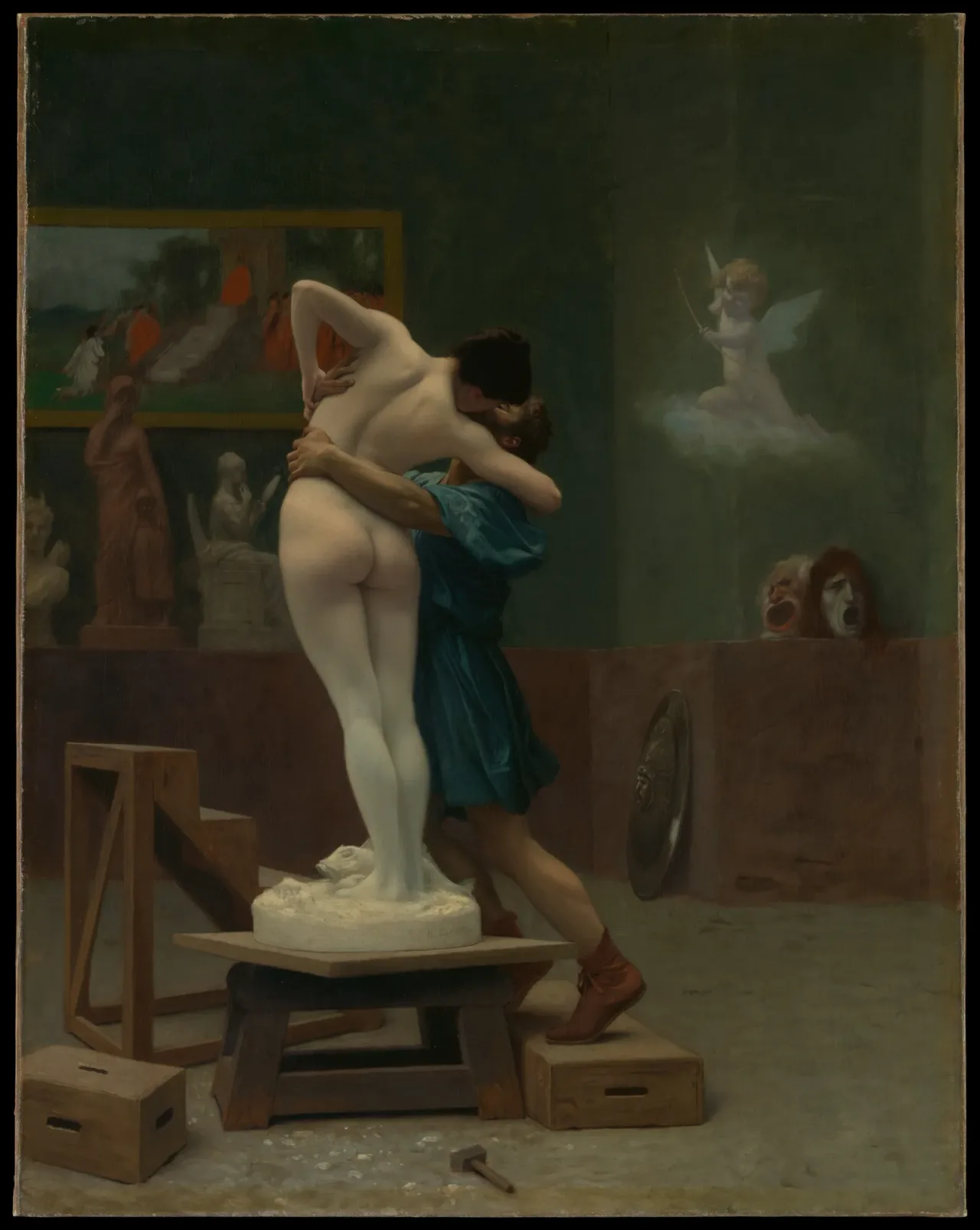“Pygmalion and Galatea” của họa sĩ Pháp thế kỷ 19 Jean-Léon Gérôme