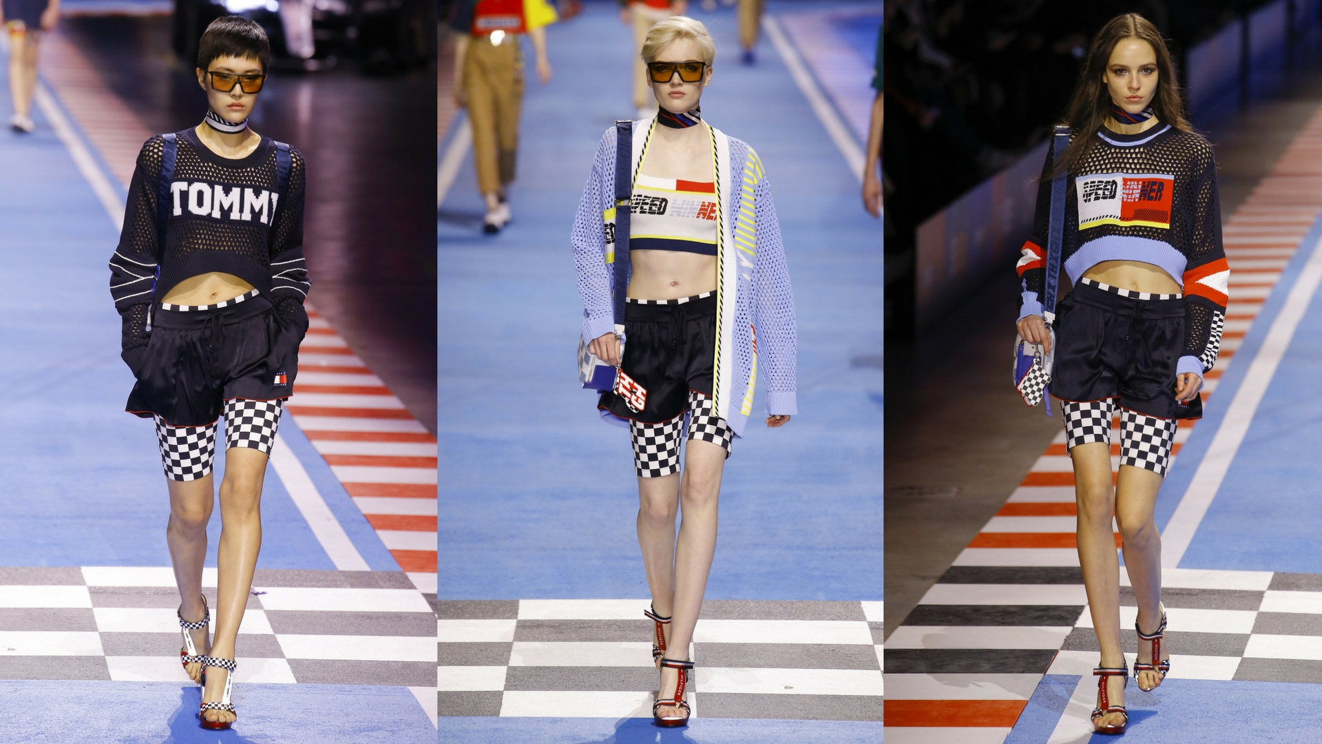Thương hiệu Tommy Hilfiger biến sàn diễn thời trang thành đường đua công thức 1 Thương hiệu Tommy Hilfiger biến sàn diễn thời trang thành đường đua công thức 1