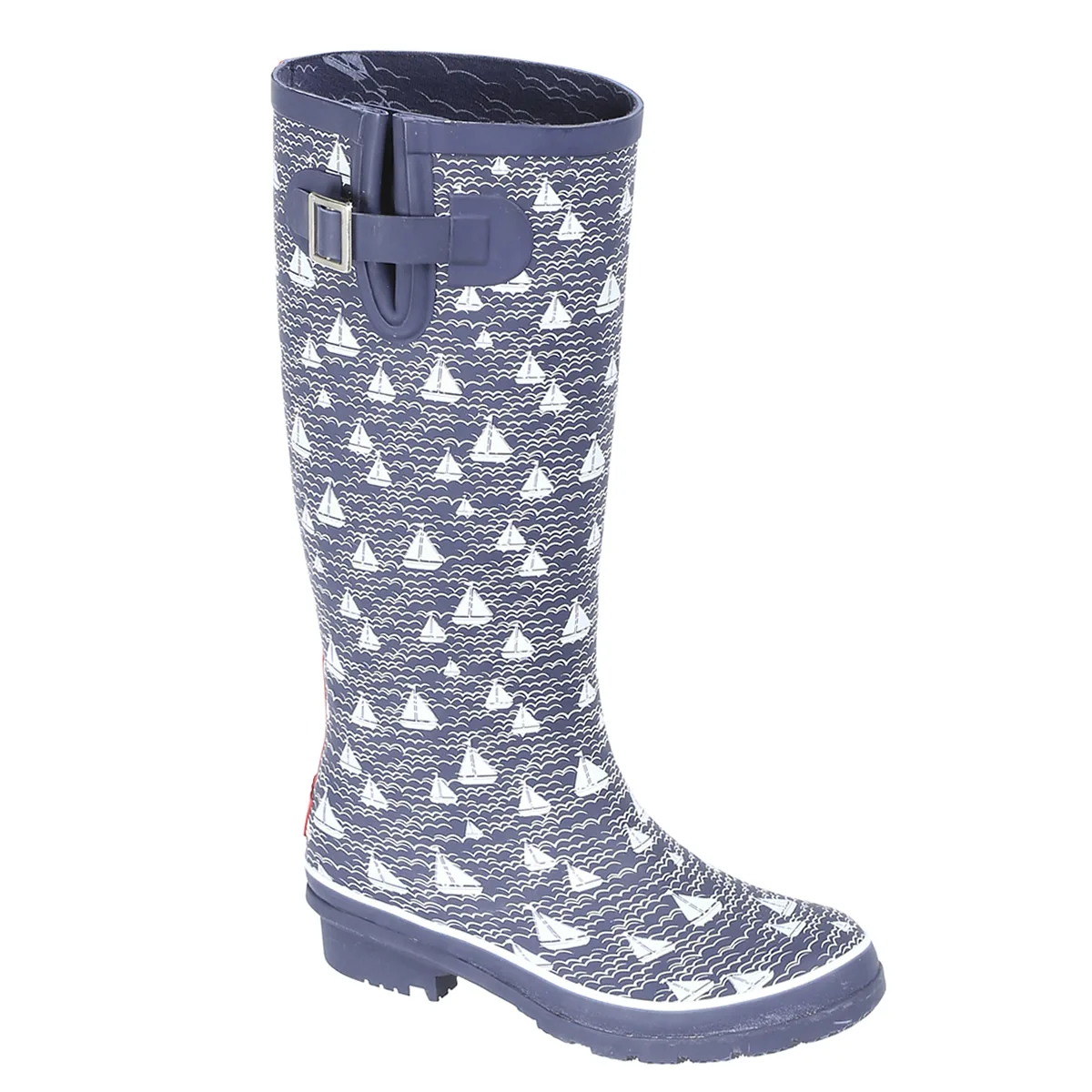 Giày mùa mưa Brakeburn Ladies Boats And Waves Welly Wellington Boot