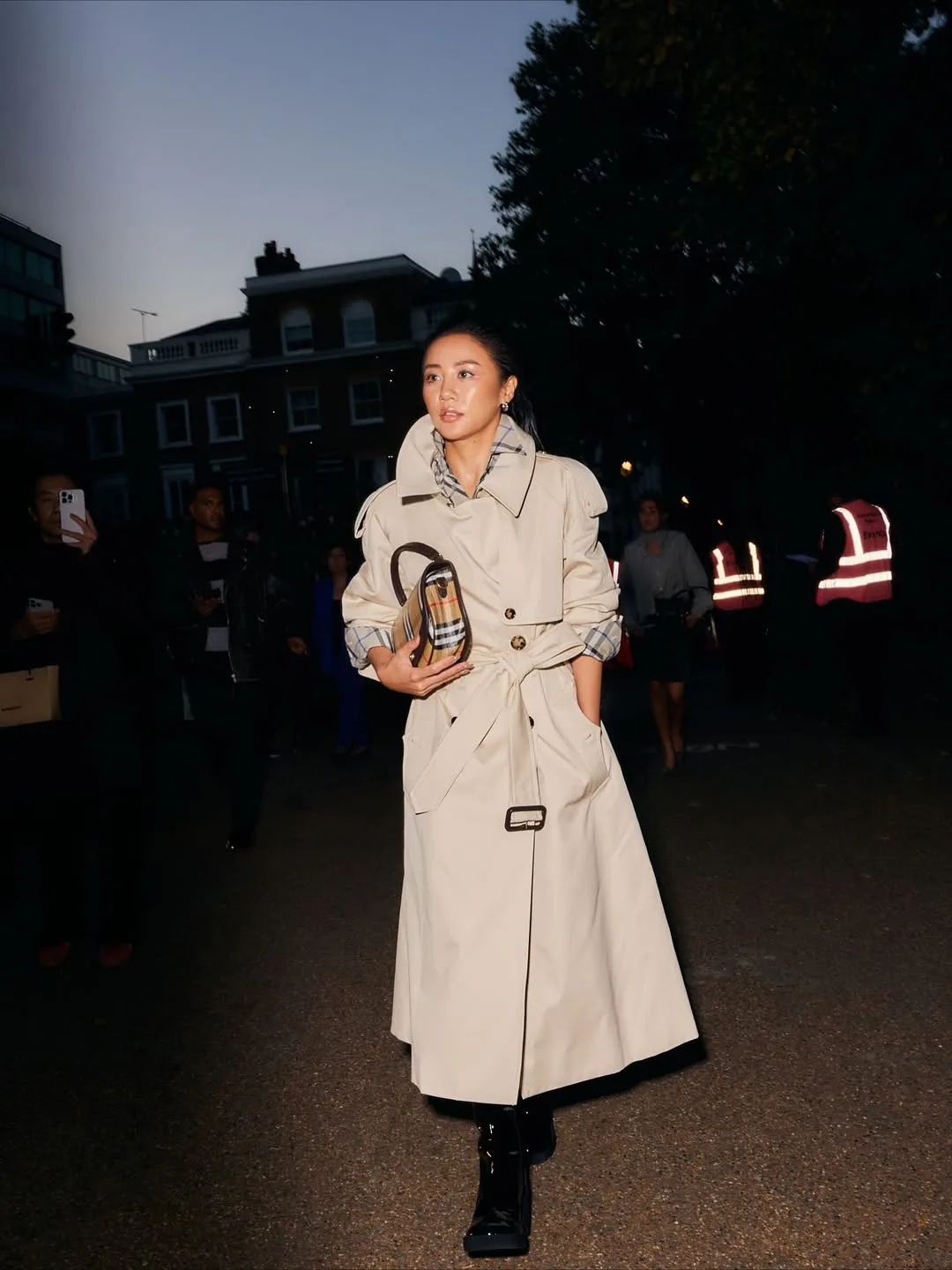 Văn Mai Hương tại show BST Burberry Xuân-Hè 2026