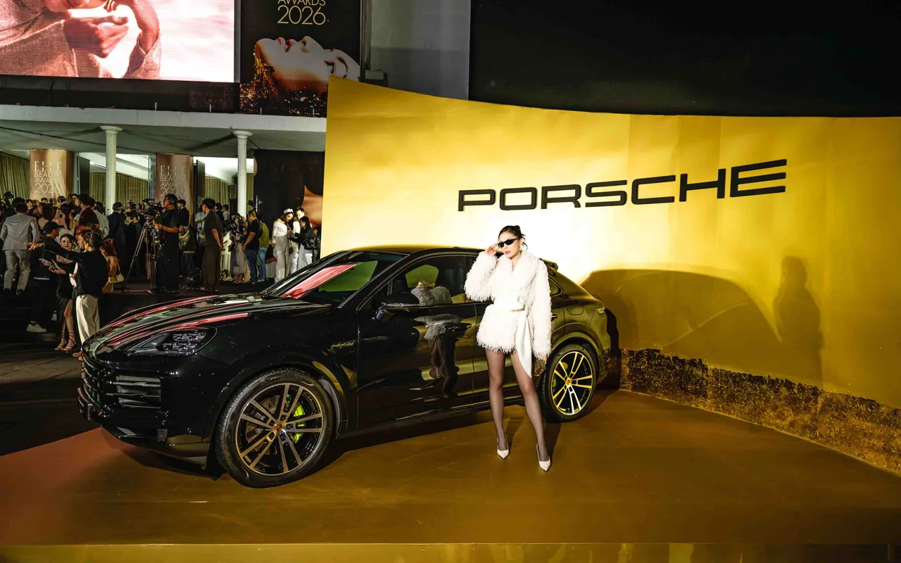 Xe Porsche và hoa hậu Kỳ Duyên tại ELLE Beauty Awards 2026 6