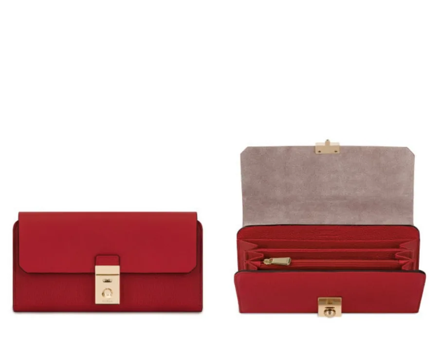 thời trang Giáng Sinh màu đỏ 10 túi xách đỏ furla
