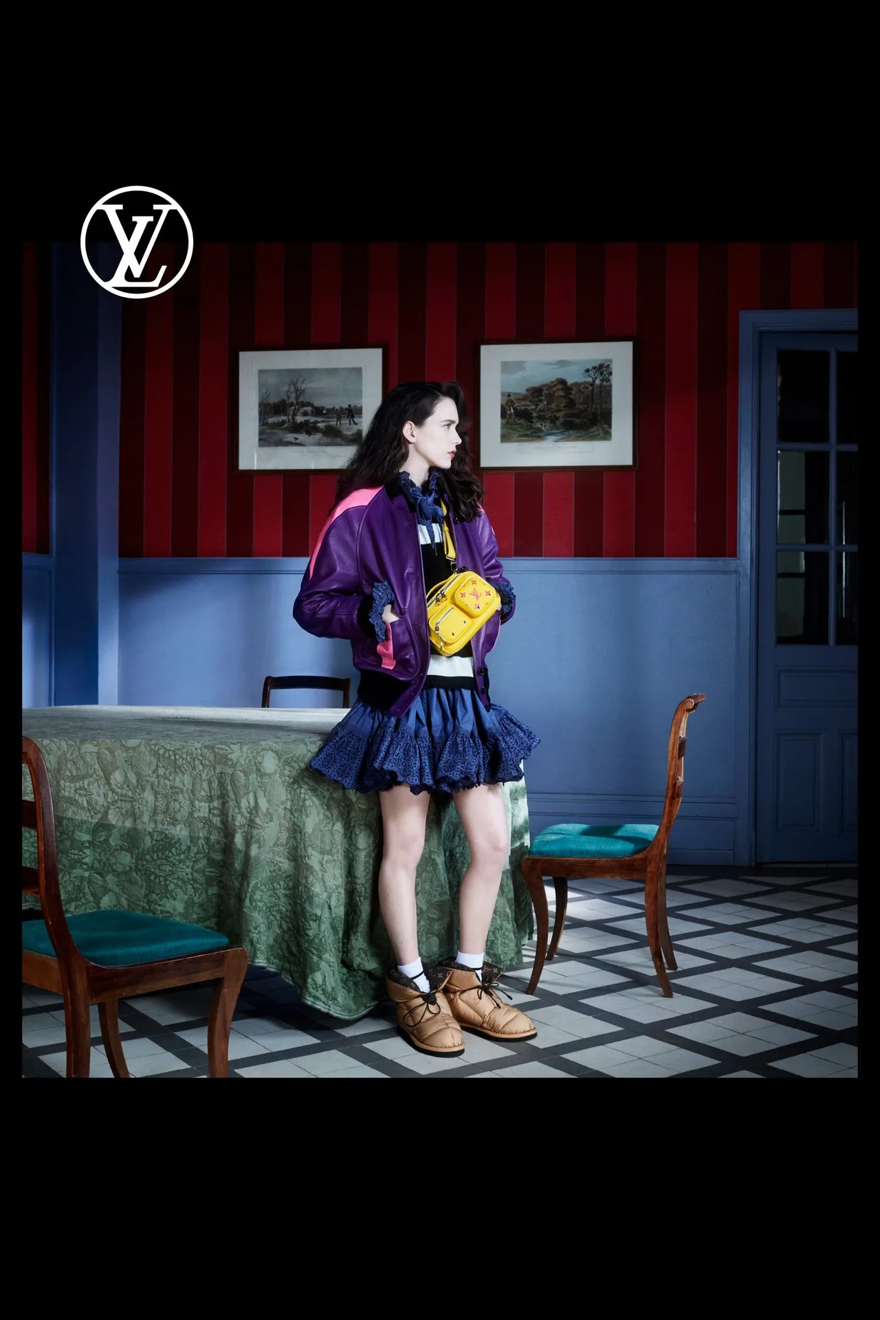 LV Pre Fall look 8 Stacy Martin