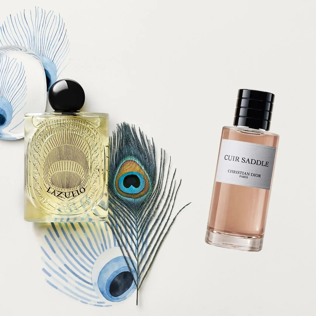 Nước hoa Dior Cuir Saddle & Diptyque Lazulio