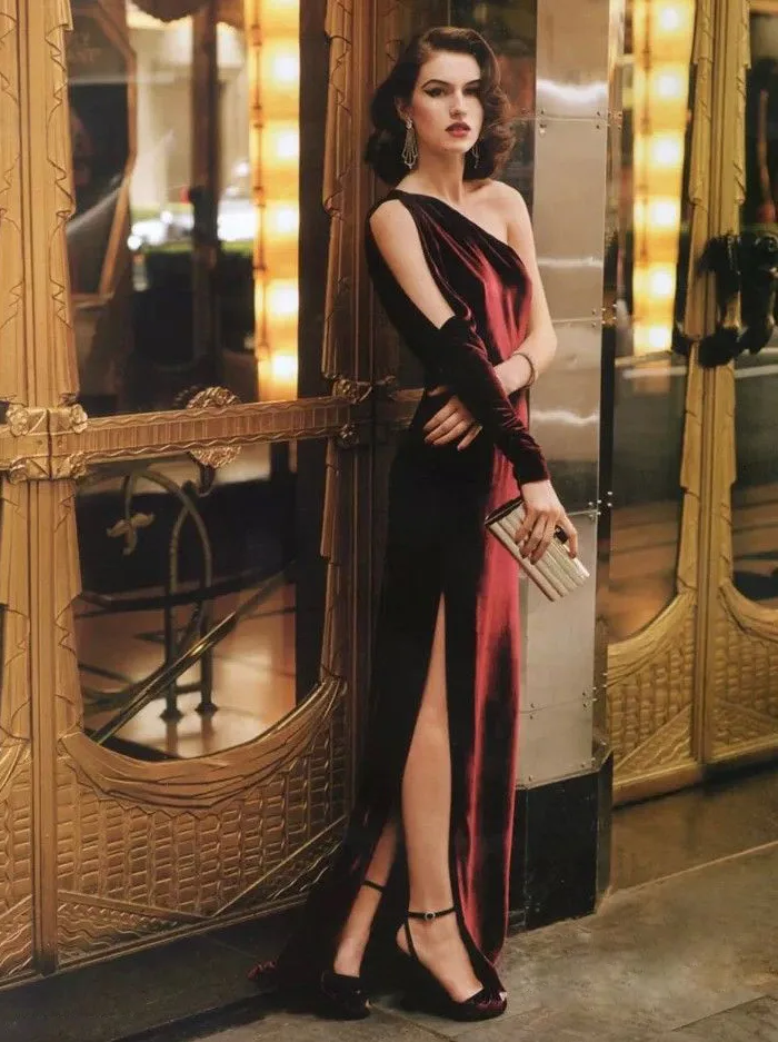 Vải nhung Ralph Lauren.