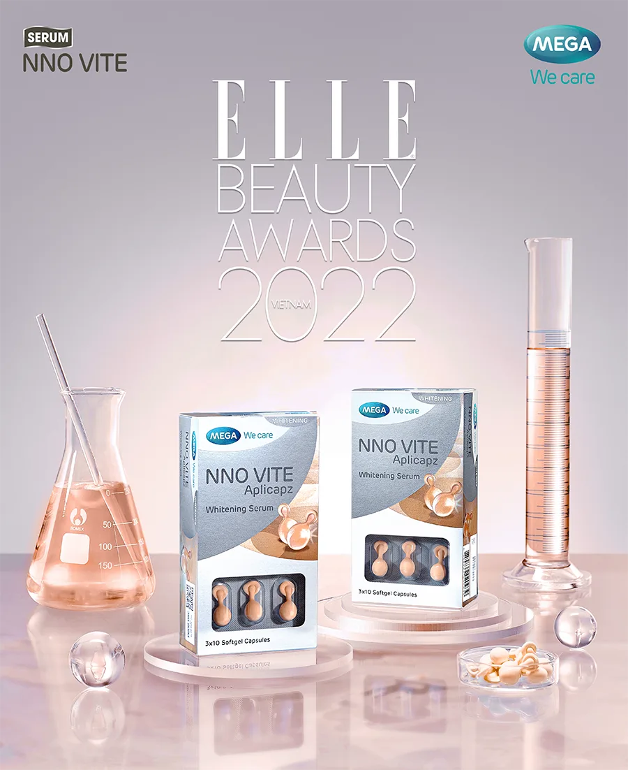 Serum C NNO VITE được bình chọn là sản phẩm dưỡng trắng đột phá 2022 của ELLE Serum C NNO VITE được bình chọn là sản phẩm dưỡng trắng đột phá 2022 của ELLE
