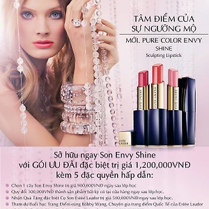 Estée Lauder ra mắt dòng son môi cao cấp Envy Shine