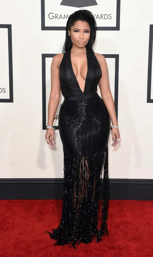 Nicki Minaj thảm đỏ grammy 2015