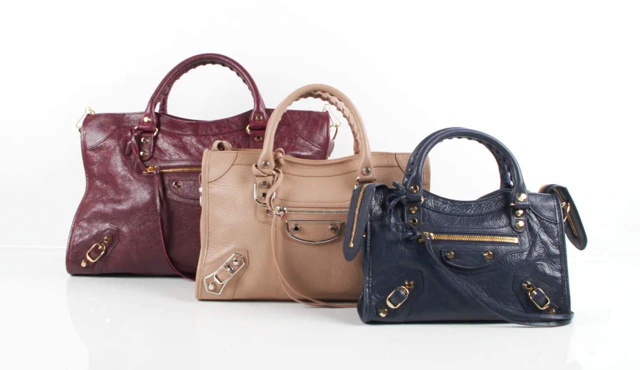 Túi da sần Balenciaga