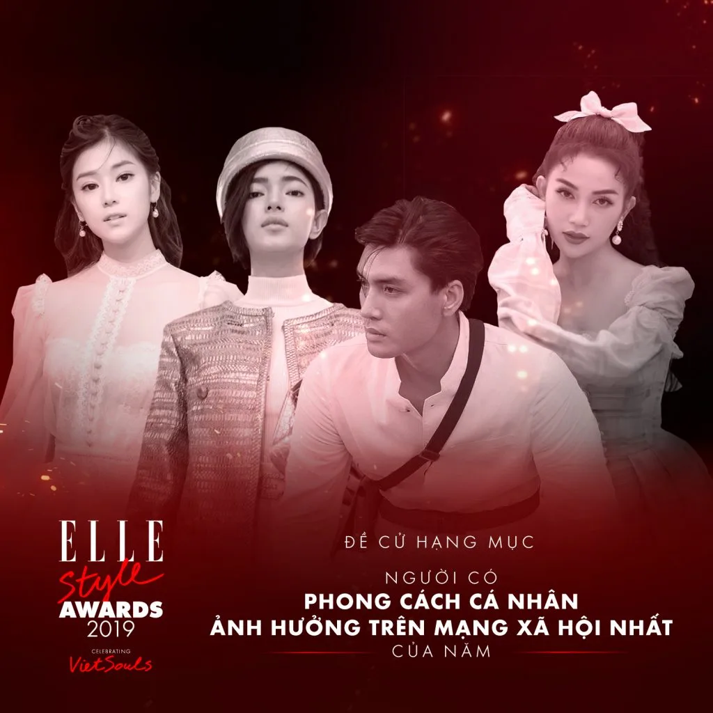 ELLE Style Awards 2019 bình chọn hạng mục phong cách cá nhân