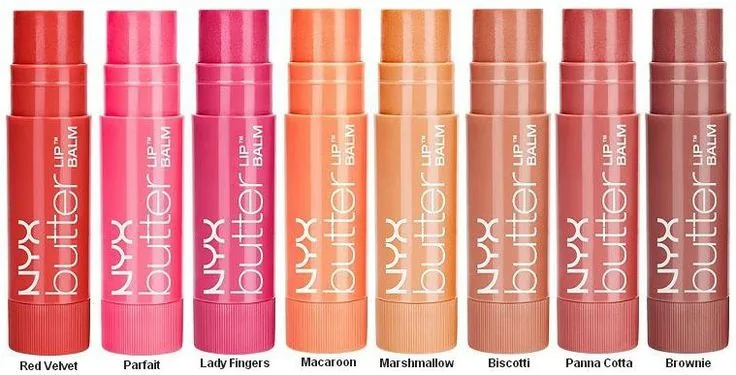son dưỡng môi có màu NYX Professional Makeup Butter Lip Balm 5 son dưỡng môi có màu NYX Professional Makeup Butter Lip Balm 5