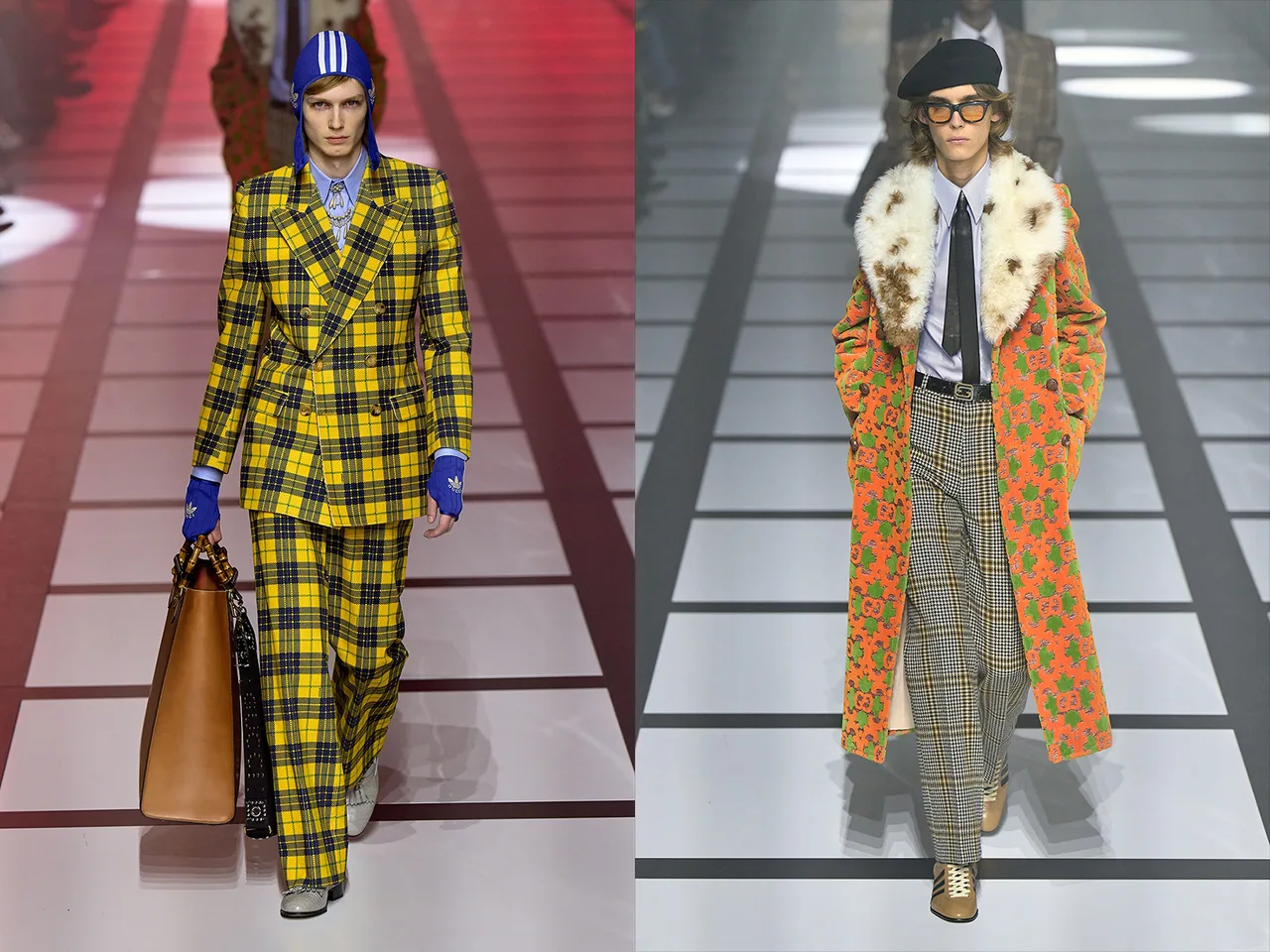 gucci adidas thu đông 2022 look 69 70