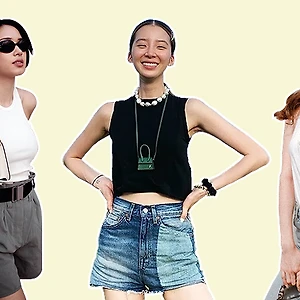 cách phối đồ mùa hè với áo tank top