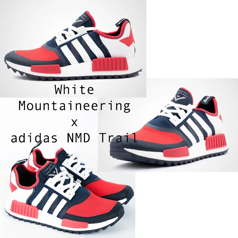 20 đôi sneakers khuynh đảo trong năm 2017 Adidas NMD là một trong những đôi giày thể thao đa năng nhất vào năm 2016 và chắc chắn Adidas sẽ giữ lấy phong độ đó vào năm 2017. Adidas kết hợp với nhãn hiệu thời trang hàng đầu - White Mountaineering cho một phiên bản giày phù hợp cho các hoạt động thể thao ngoài trời như leo núi.