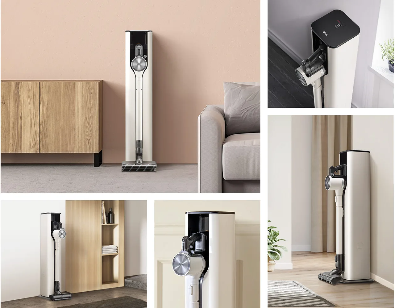 máy dọn nhà hút bụi hiện đại LG CordZero