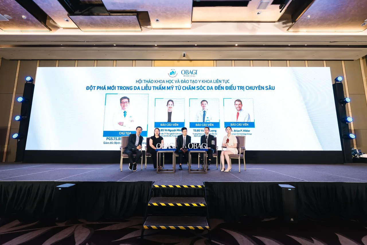 không gian Hội thảo Obagi Medical cùng Bệnh viện Da liễu Trung ương
