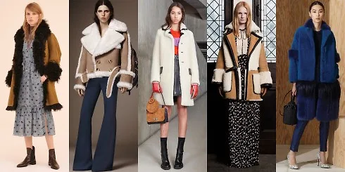 Từ trái sang: Topshop Unique, Burberry, Carven, Veronique Branquinho, Bottega