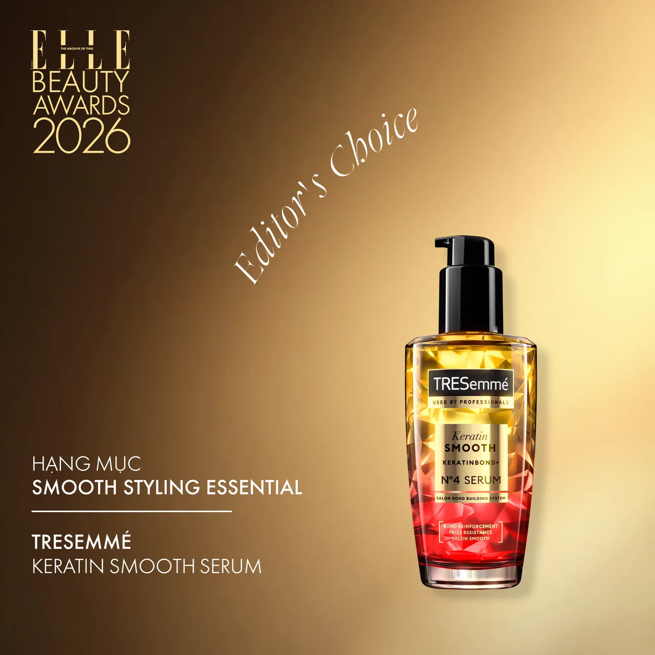TRESemmé Keratin Smooth Serum dưỡng tóc