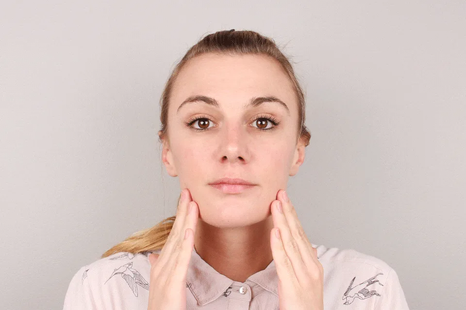 các bước massage mặt gif2 các bước massage mặt gif2