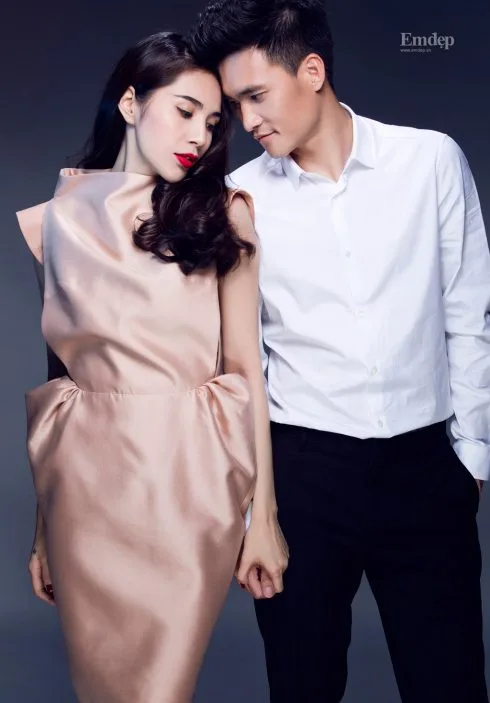 Cặp đôi của làng giải trí Thủy Tiên và Công Vinh.