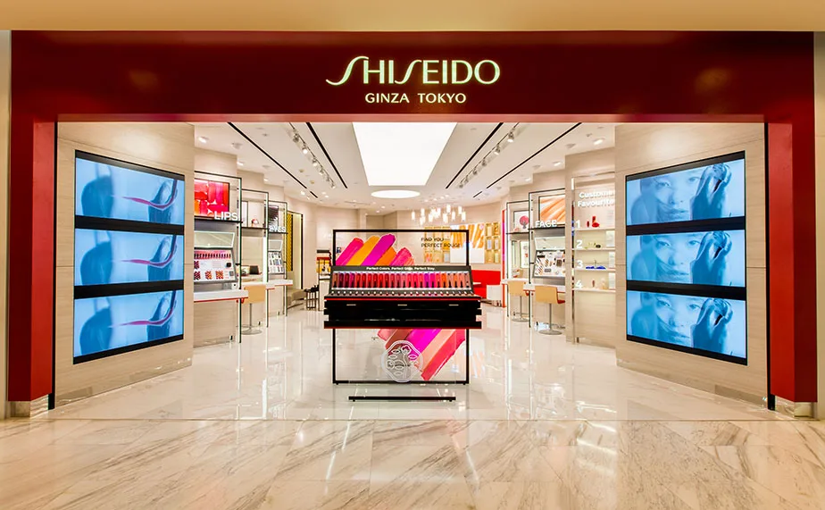 Cửa hàng mới của Shiseido Cửa hàng mới của Shiseido