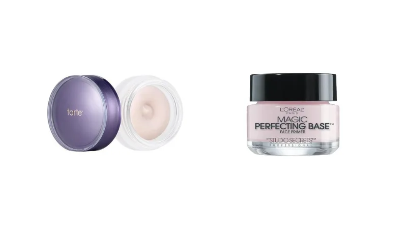 Sản phẩm Tarte Timeless Smoothing Face Primer và L’Oreal Studio Secrets Magic Perfecting Base. Sản phẩm Tarte Timeless Smoothing Face Primer và L’Oreal Studio Secrets Magic Perfecting Base.