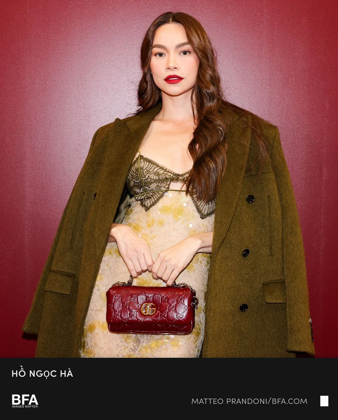 Hồ Ngọc Hà tại thảm đỏ Gucci
