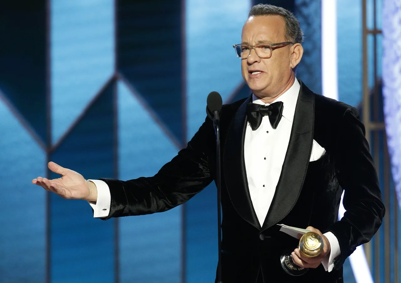 Tom Hanks tại quả cầu vàng 2020