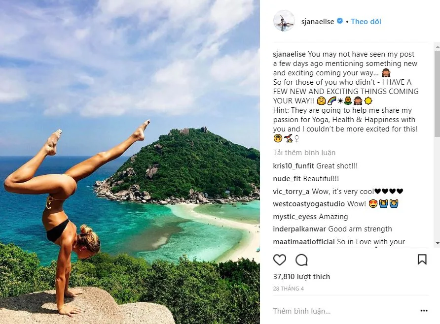 10 tài khoản Instagram truyền cảm hứng cho các tín đồ Yoga 10 tài khoản Instagram truyền cảm hứng cho các tín đồ Yoga