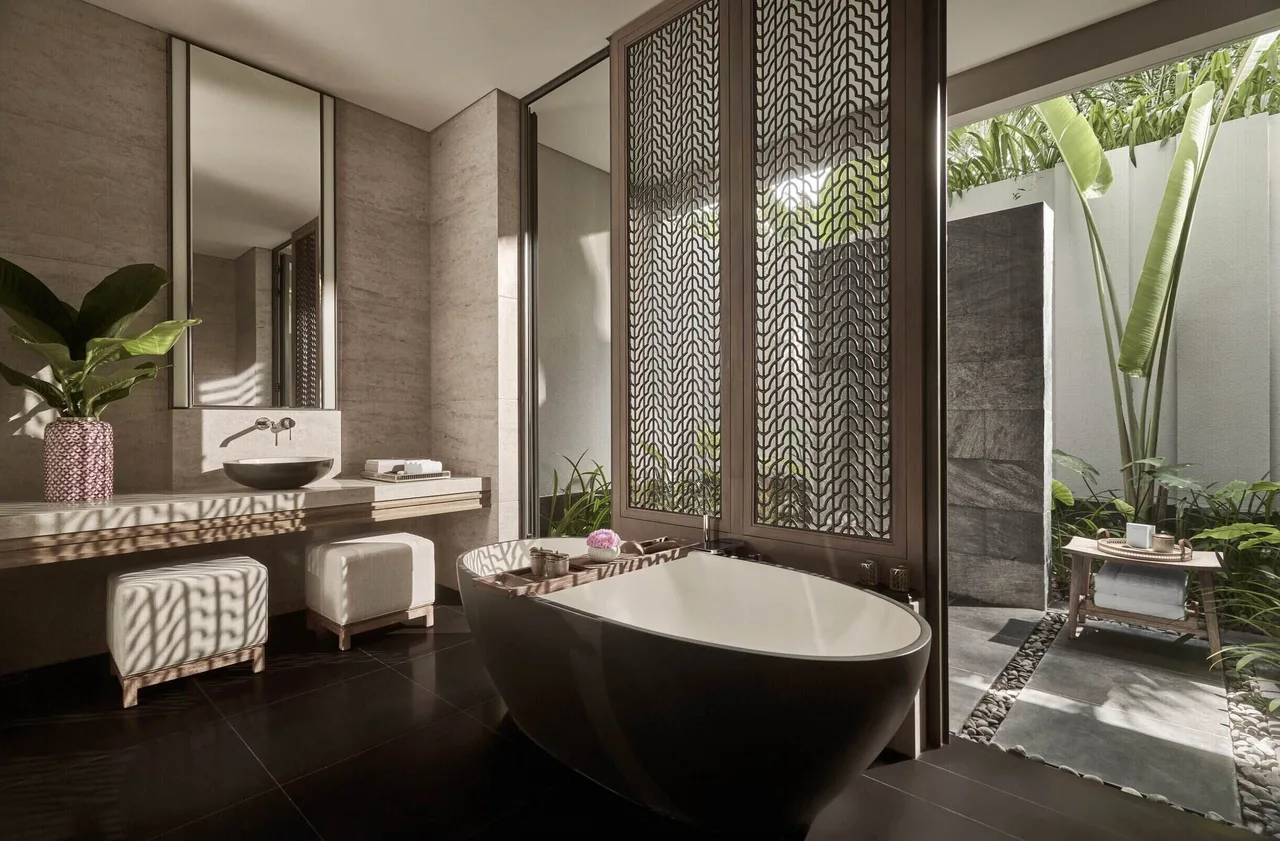 phòng tắm khu nghỉ dưỡng
