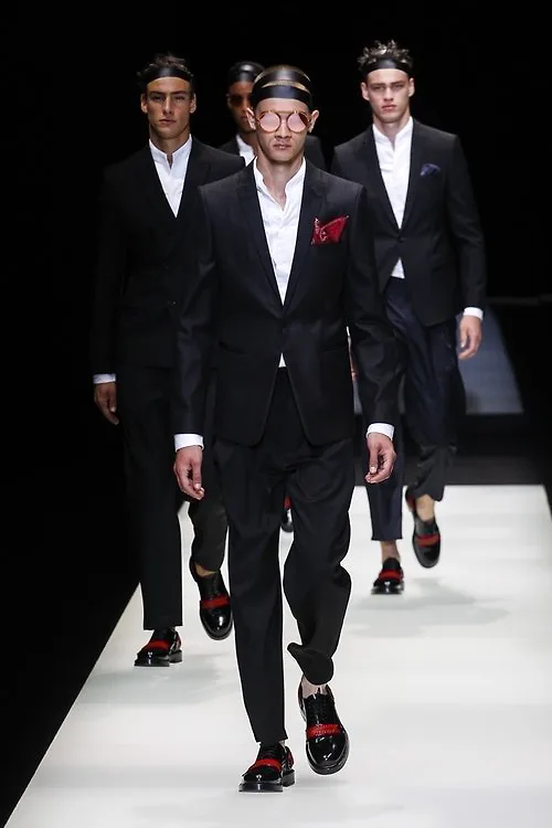 Emporio Armani mang den hinh anh ve sumurai hiện đại